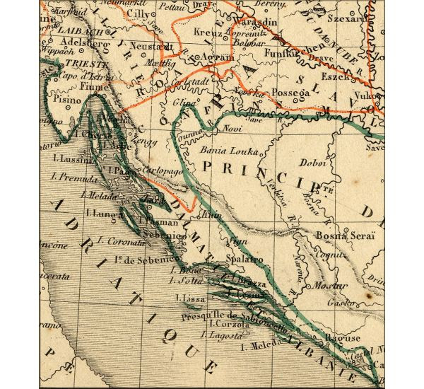 Plans de ville, carte routière et carte touristique croatie, avec les hôtels, les sites touristiques et les restaurants michelin croatie Histoire De La Croatie Hrvatska Hrvat Croatia L Europe De La Poste Vers 1860 Philatelie Et Marcophilie L Histoire Par La Lettre Ancienne Et Le Timbre