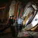 Emergency workers at the wreckage of an Amtrak train that sped into a curve in Philadelphia last week.