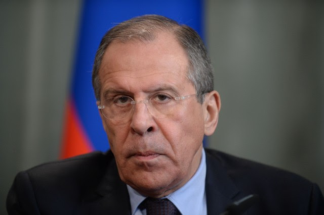 El ministro ruso de Exteriores, Sergei Lavrov, el pasado 25 de febrero, durante una rueda de prensa en Mosc.