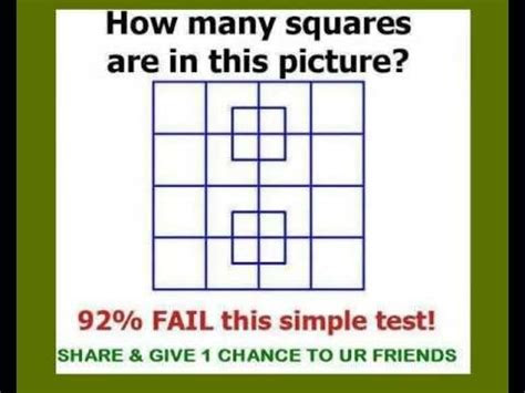 How Many Squares Are In This Picture Picturemeta
