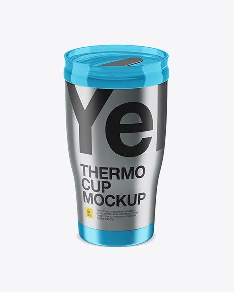 Download Metallic Thermo Cup PSD Mockup