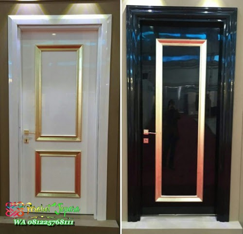 43 Ide Terbaru Model Pintu  Besi  Minimalis  Warna  Putih