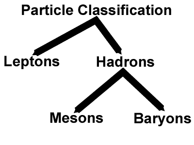 Resultado de imagem para leptons e hadrons