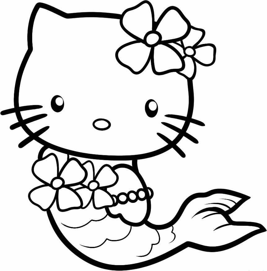  Mewarnai  Hello  Kitty  Terbaru  GAMBAR  MEWARNAI  HD