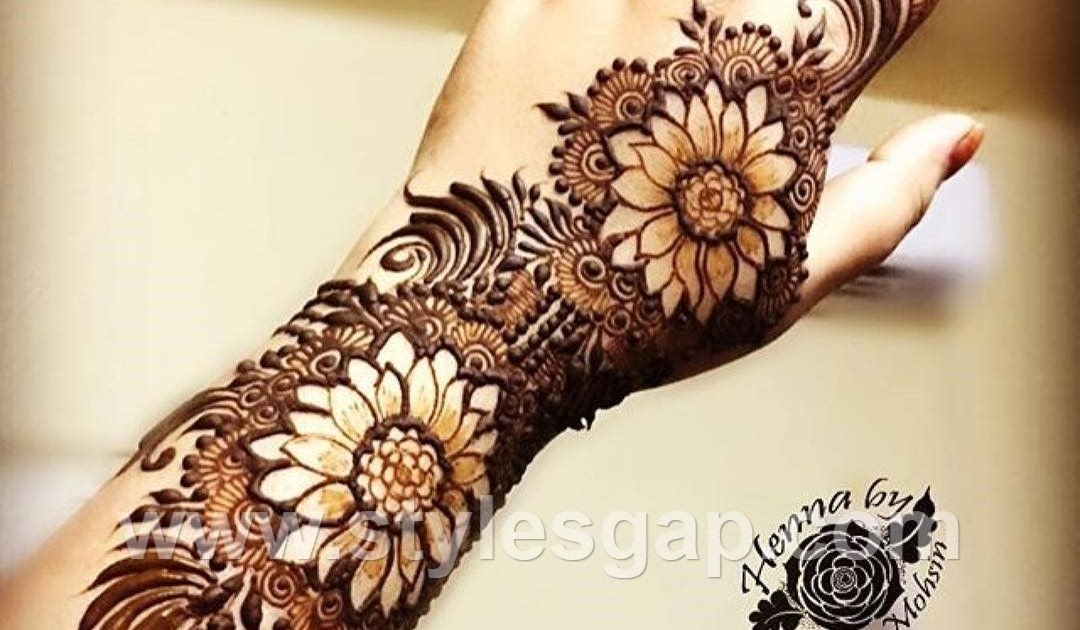 Arabic Mehndi Design Henna Style Desain  Pernikahan