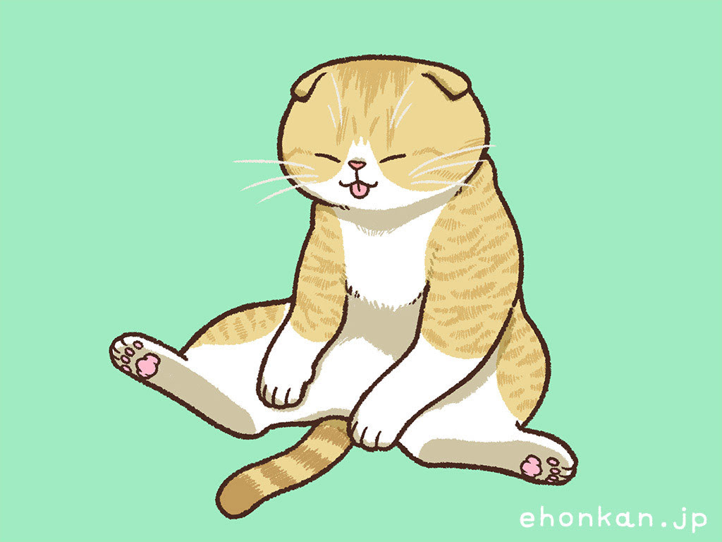 すべての動物の画像 トップ100 可愛い 猫 イラスト ゆるい