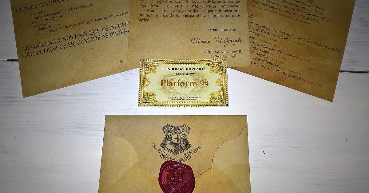 Sobre De Carta De Hogwarts Para Imprimir - Sample Site w