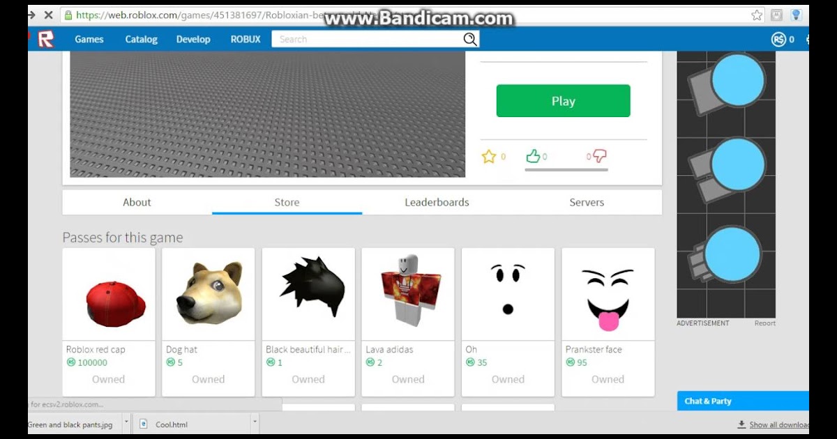 1 Robux Gamepass - things that cost 1 robux