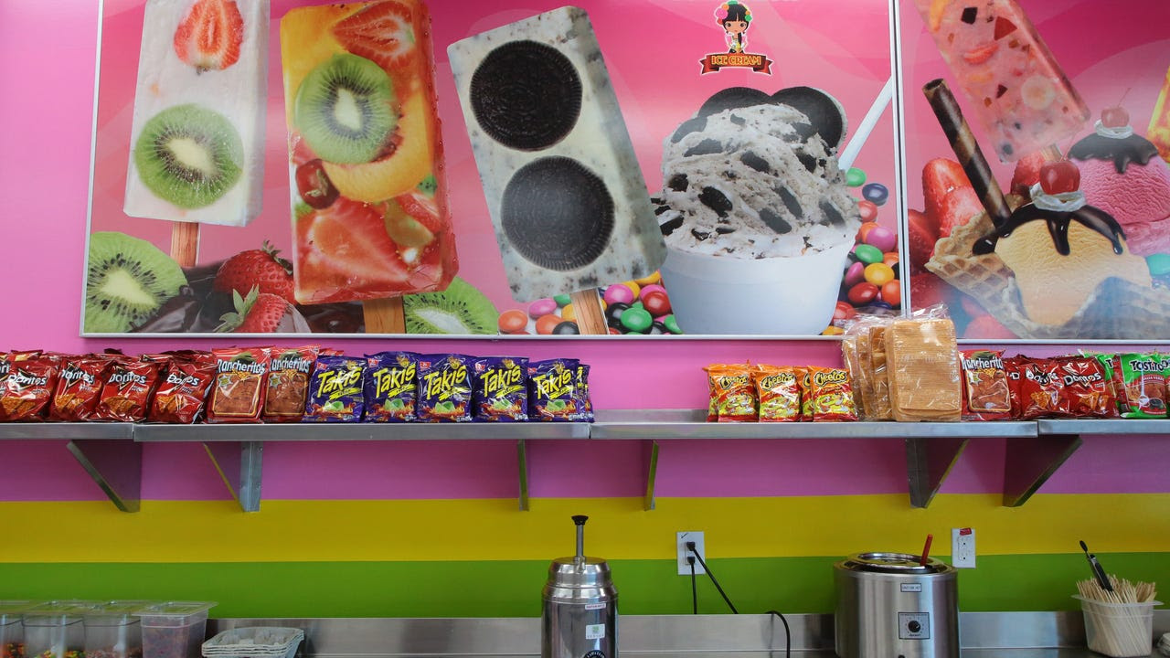 There's natural fruit ice cream not to much sweet ,many different flavors & is not to spensive. La Michoacana Ice Cream Parlor Offers Authentic Mexican Treats At Cathedral City Coachella Locations