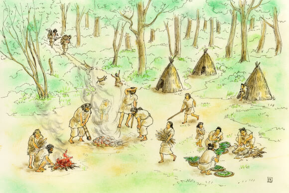 完了しました 弥生 時代 イラスト 9763