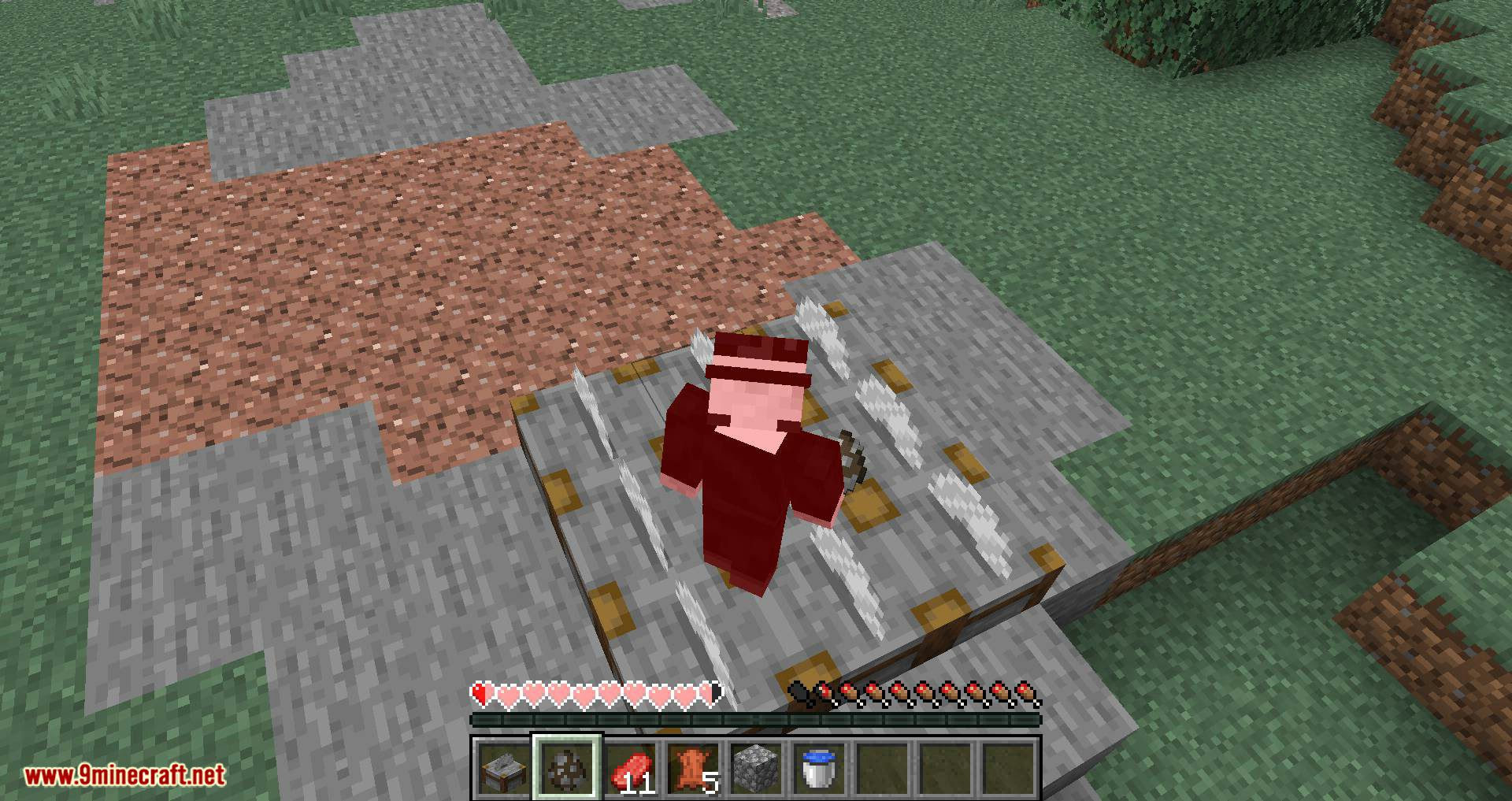 To create it, you will only need 3 stones(cobblestone), and an iron nugget. Dangerous Stone Cutter Mod 1 17 1 1 16 5 Take Damage With Stone Cutters 9minecraft Net