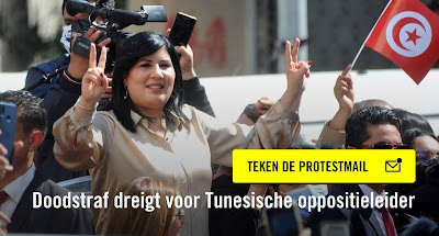 Doodstraf dreigt voor Tunesische opositieleider