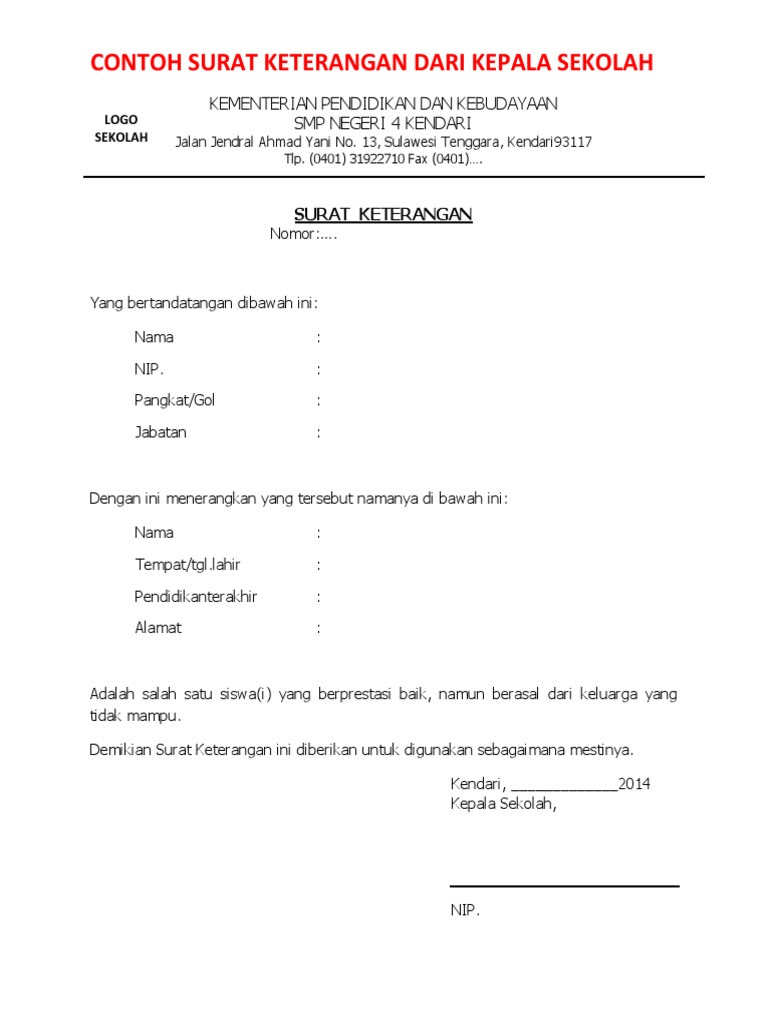 Surat Rasmi Permohonan Kerja Doc - Rasmi Ru