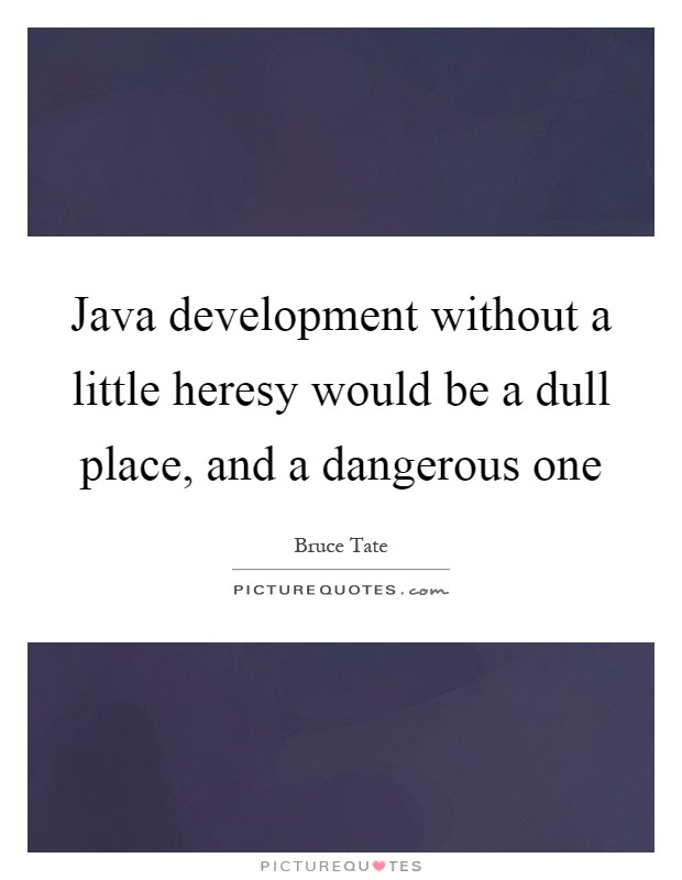 Java Quote - Java Quote Stepping On Pit Programmer Sought : The