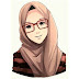 Wanita Berhijab Kartun