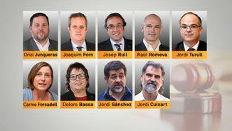 Els 9 polítics independentistes empresonats