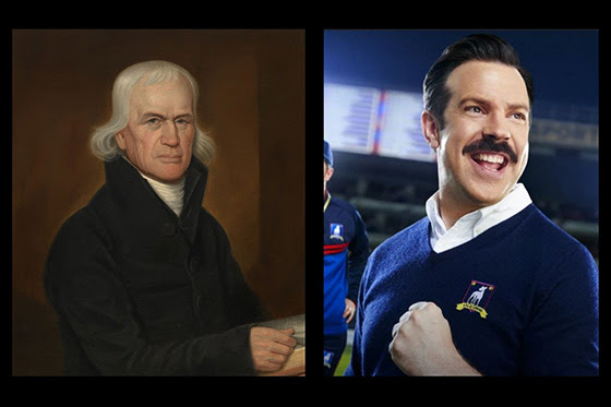 Francis Asbury and Ted Lasso images