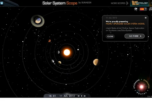Simulador del Sistema Solar () - Didactalia: material educativo