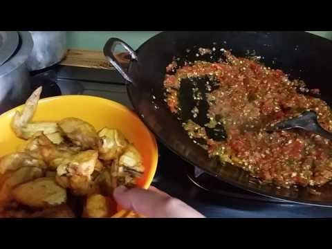 Resepi Ayam Goreng Berlada Simple - Kuliner Melayu