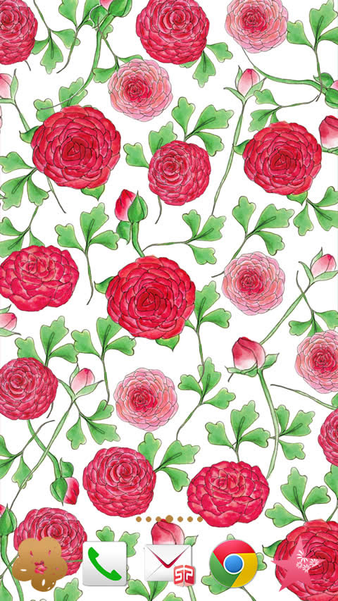 子供向けぬりえ 新鮮な待ち受け 夏 桃の花 画像