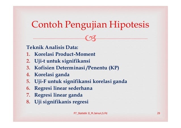 Contoh Hipotesis Analisis - Viral News Top