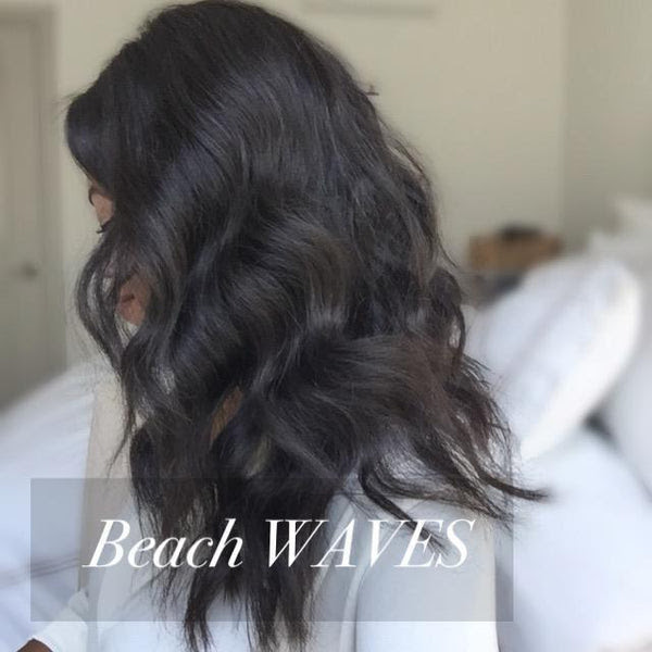 In case you're wondering, it gets its name from the circular wave pattern that naturally forms and spirals out from the cowlick over time. Beach Wave Hair Kelley Tresses