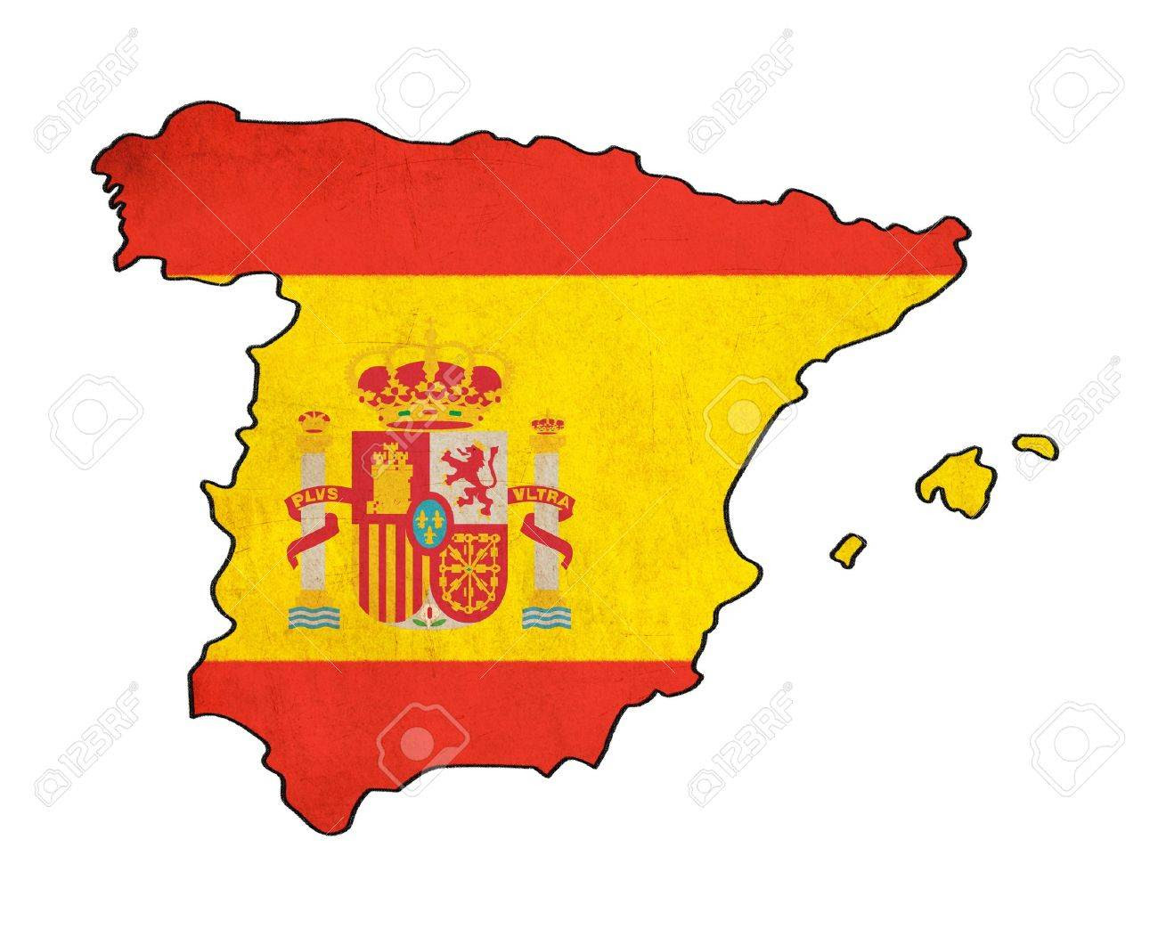 The national flag of spain has a horizontal rectangular design with a triband of two colors; Spain Drawing At Getdrawings Free Download