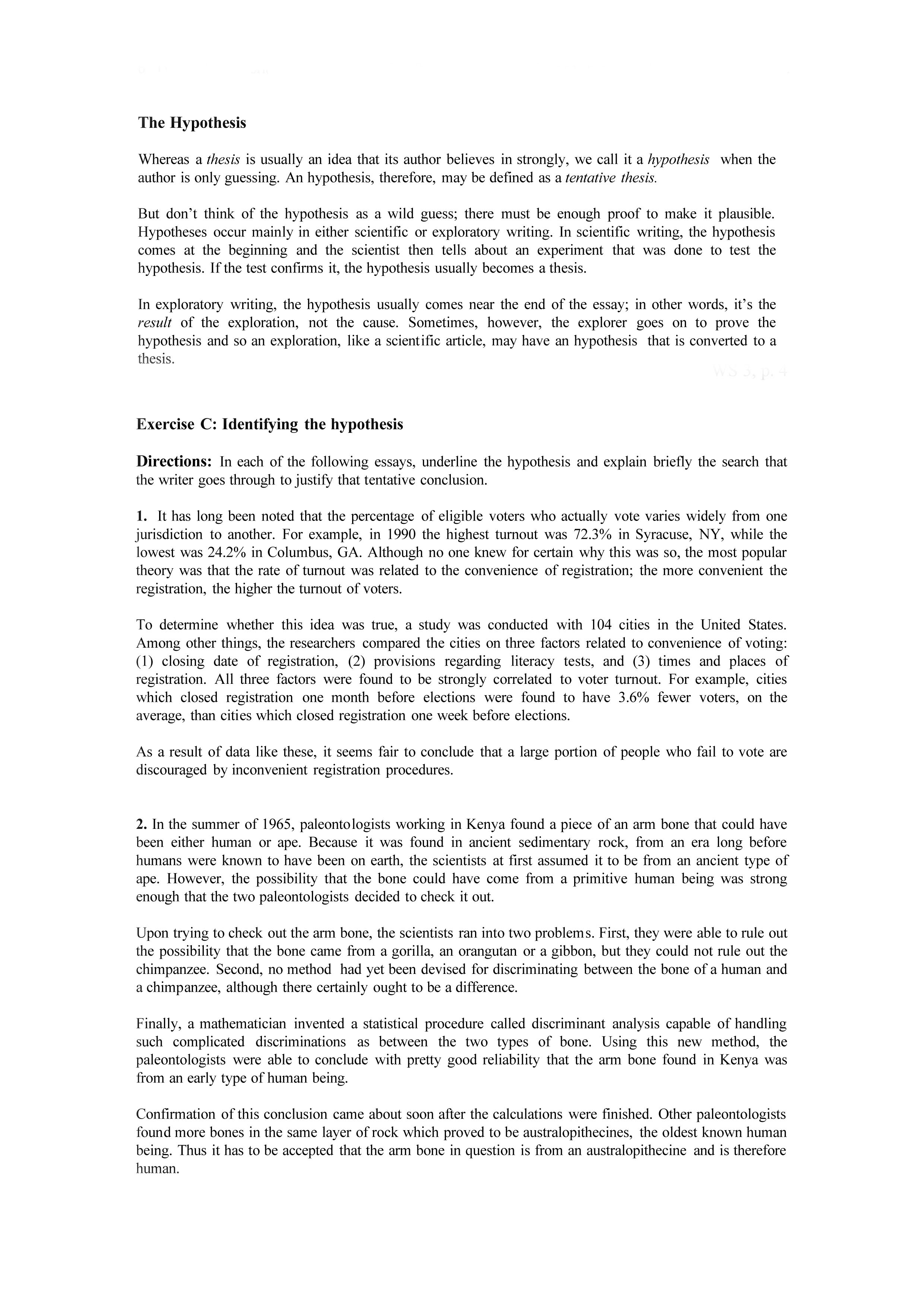 The research hypothesis is an educated, prediction about the outcome of the research question. Thesis Hypothesis