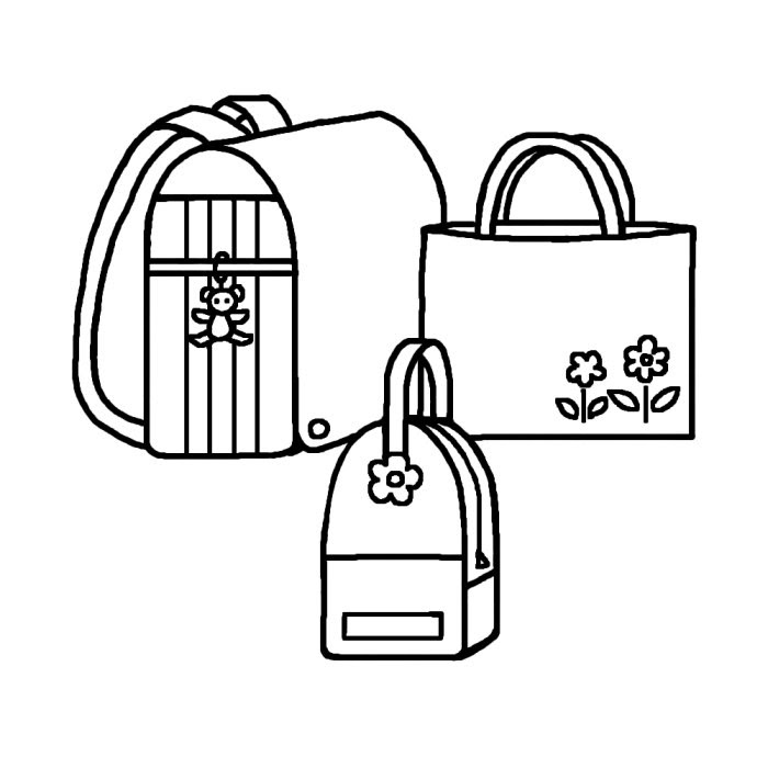最新 ランドセル イラスト 横 Kawekiruntelu
