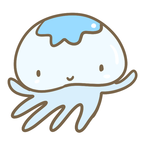 最高の動物画像 上クラゲ 可愛い イラスト