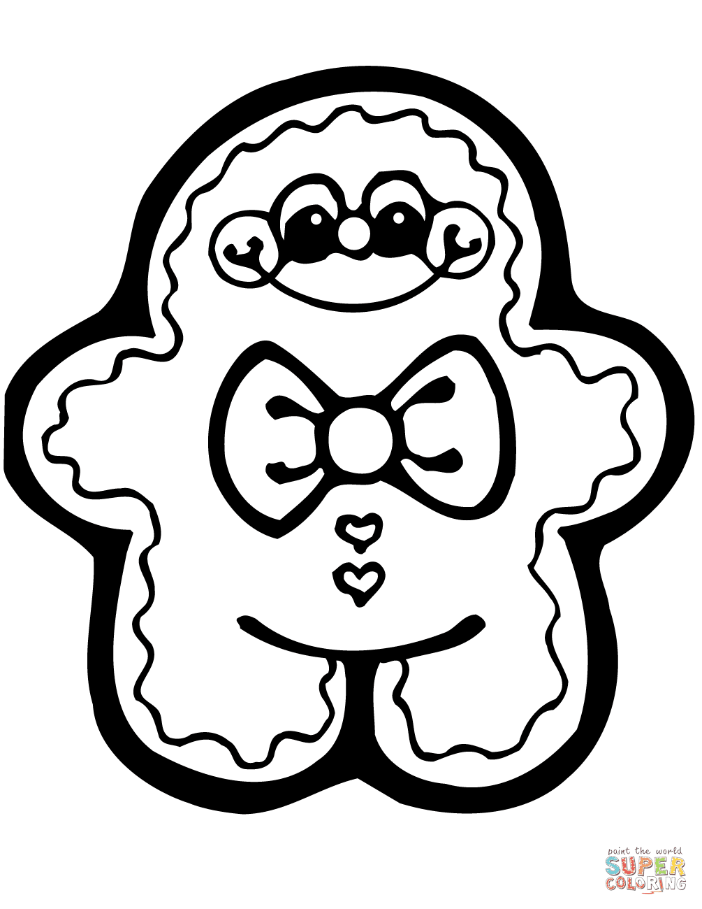 Gingerbread house coloring pages 47. Gingerbread Man Coloring Page Free Printable Coloring Pages