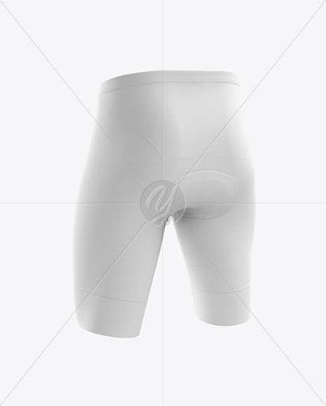 Download Download Men's Cycling Shorts v3 mockup (Back Left Half ...