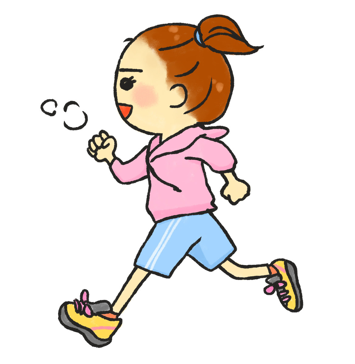 44 Top Gambar  Kartun  Orang Lari