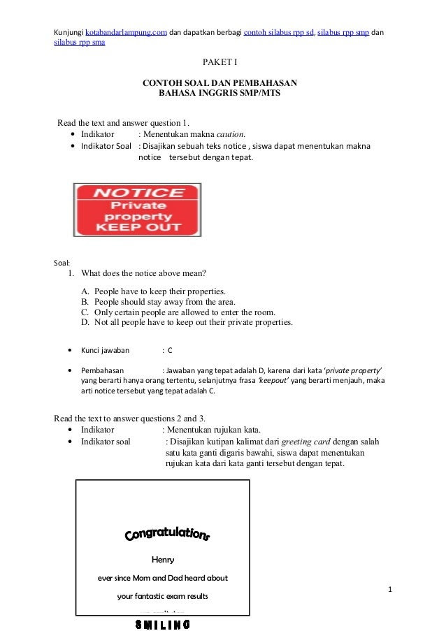 Contoh Soal Brochure Bahasa Inggris - Contoh Karet