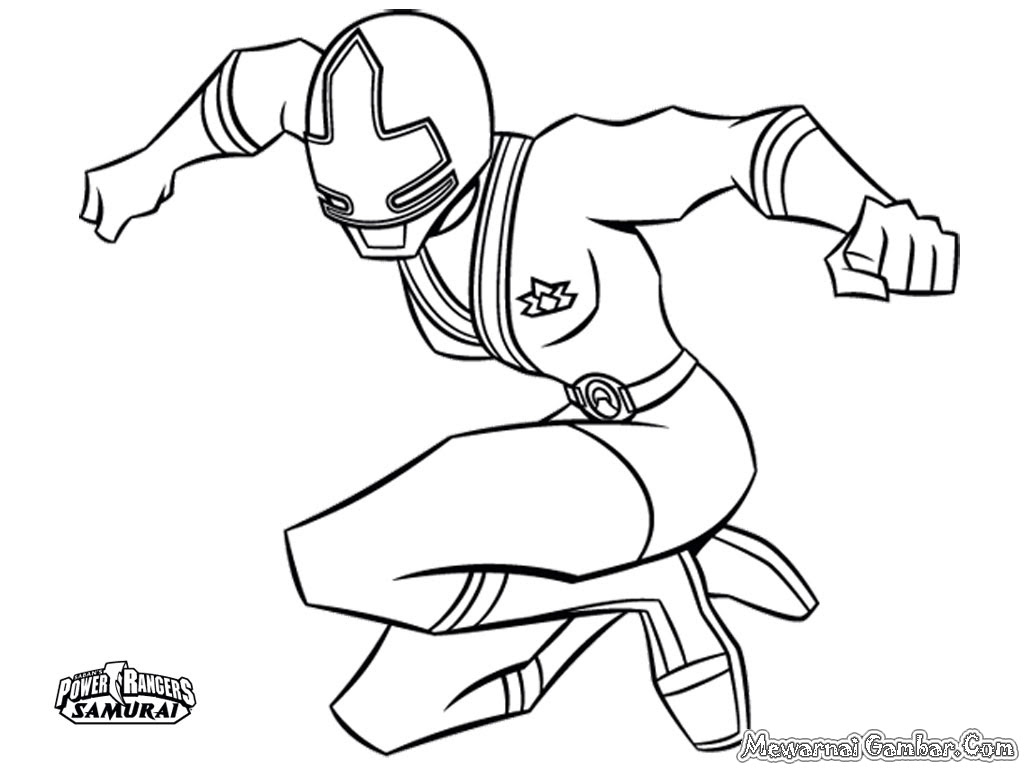  Sketsa  Mewarnai Gambar  Power Ranger Dunia Putra Putri