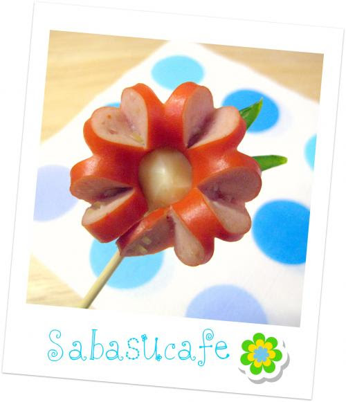 すべての美しい花の画像 これまでで最高のキャラ弁 ウインナー 花