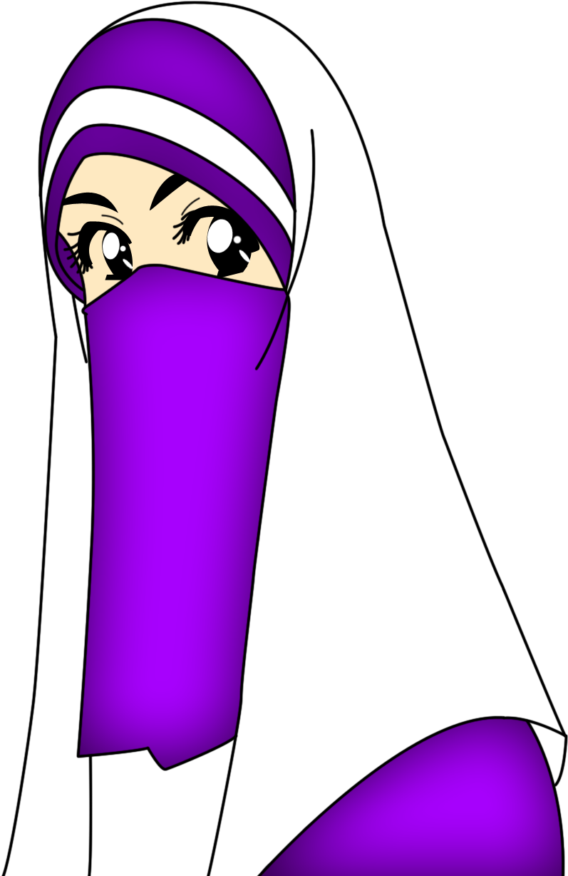 Gambar Kartun Muslimah Pakai Niqab Kantor Meme