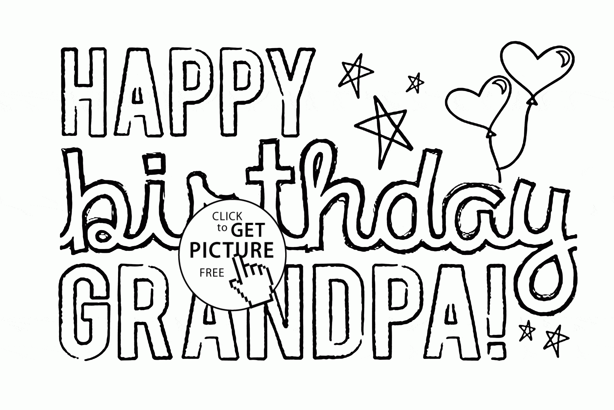 Explore 623989 free printable coloring pages for your kids and adults. Free Free Birthday Coloring Pages For Grandpa Download Free Free Birthday Coloring Pages For Grandpa Png Images Free Cliparts On Clipart Library