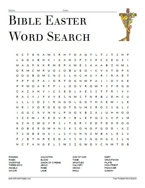Helping sellers understand their audience. Bible Easter Word Search Free Printable