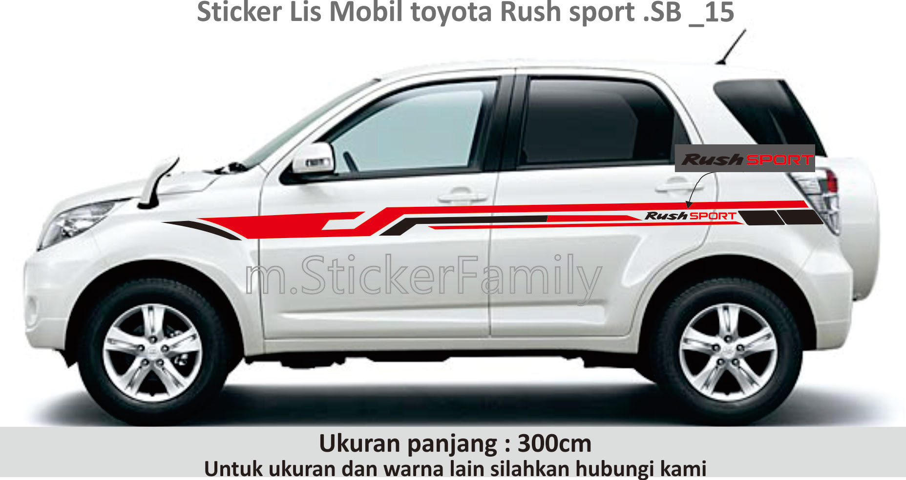 Gambar Mobil Toyota Rush Warna Putih Modifikasi Mobil