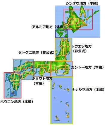 Jungle Maps Map Of Japan Pokemon