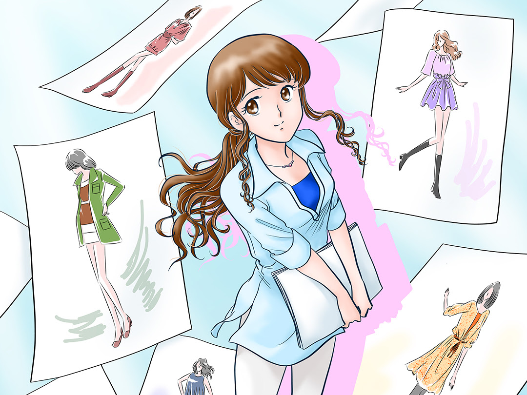 無料イラスト画像 ベスト50 ファッション デザイナー イラスト