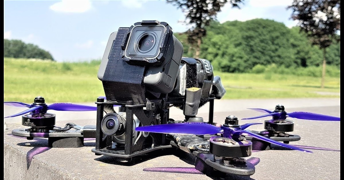 Drone Fpv Gopro Hero 8  Iflight megabee tpu 3d printed gopro hero 8