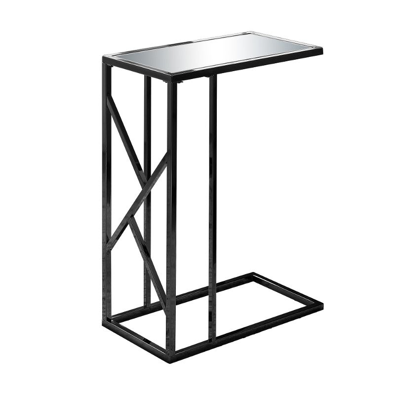 Choosing the perfect end tables, accent tables and side tables for your home is just as important as picking a sofa or dining room set. Mirror And Black Metal Modern Accent Table Rc Willey