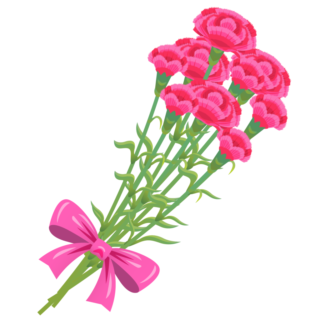 ベスト50 5月 イラスト 母の日 美しい花の画像