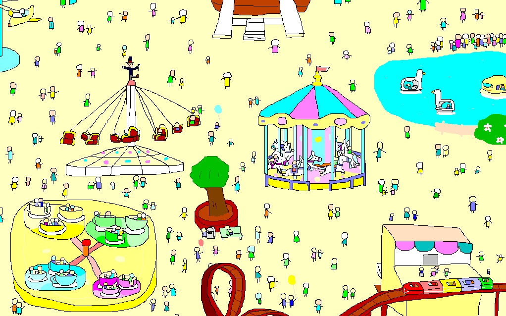 無料イラスト画像 最高のイラスト 遊園 地