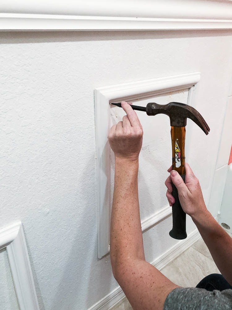 Ideas update a chair rail. Diy The Easiest Wainscoting House Mix