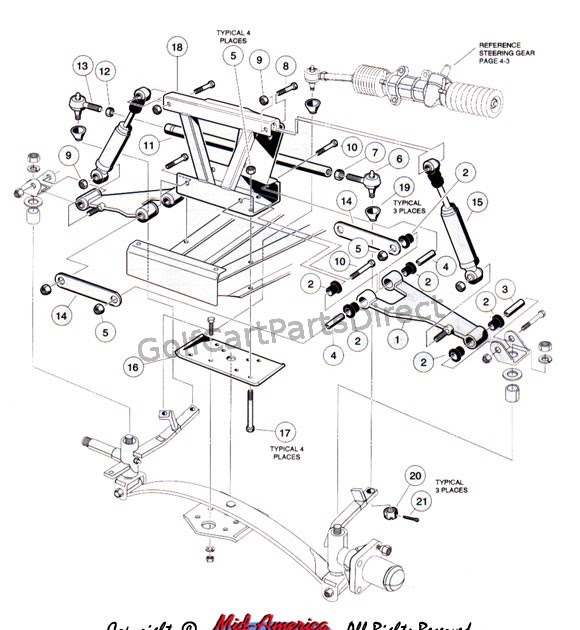 Wiring Diagram 1995 Club Car Ds