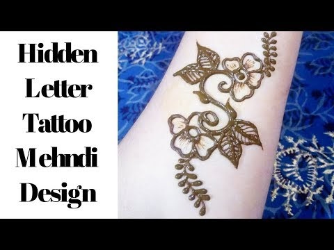 bestpictd2gs 最も好ましい S Letter Mehndi Design Back Hand