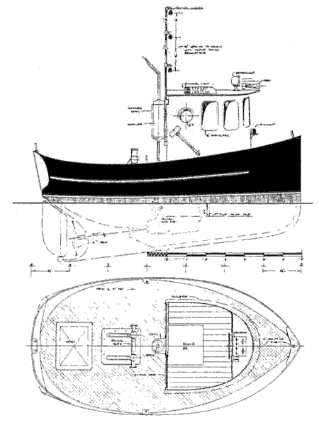 Nice Small tugboat plans | Illy